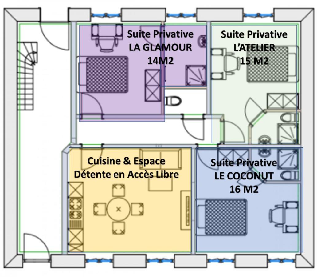 Le Convivial, Appartement Centre Ville Mulhouse Szoba fotó